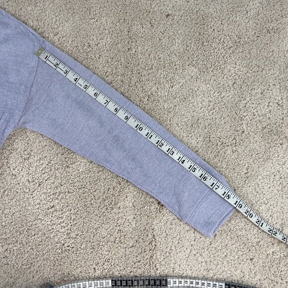 THREE DOTS Pajama Set Womans M Purple Gray Black knit Velour Lounge Stretch NWT - Picture 11 of 16